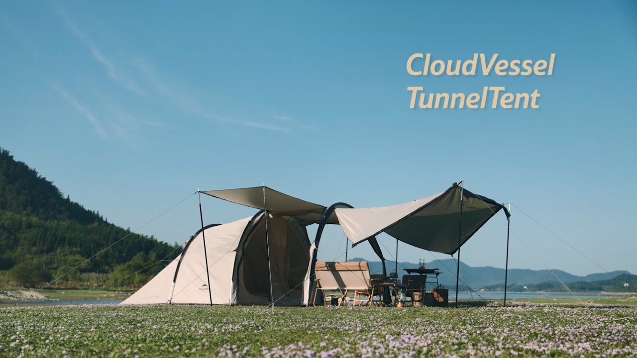 Naturehike Cloud Vessel Tunnel Tent - YouTube