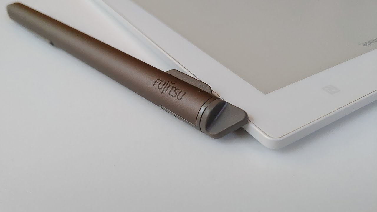 Fujitsu Released Quaderno A4 Review - 13.inch E-Note - YouTube