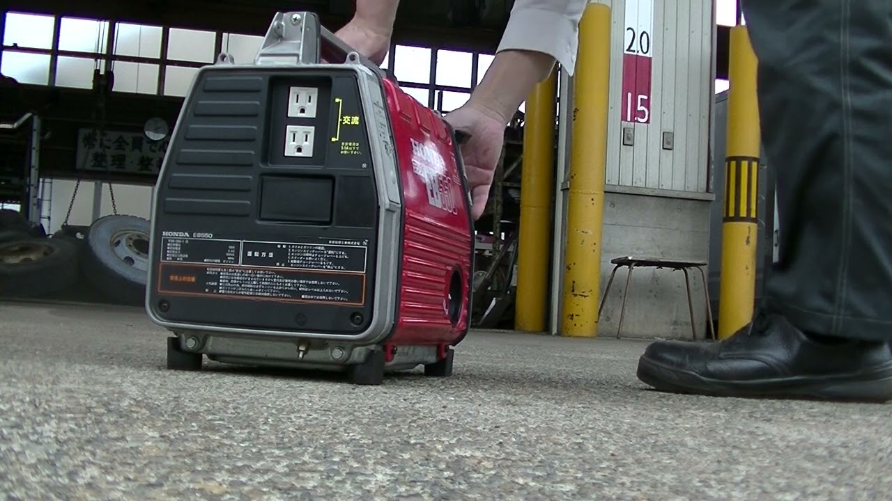 EB550 HONDA ポータブル発電機 デンタ 取説・プラグレンチ付き 100V
