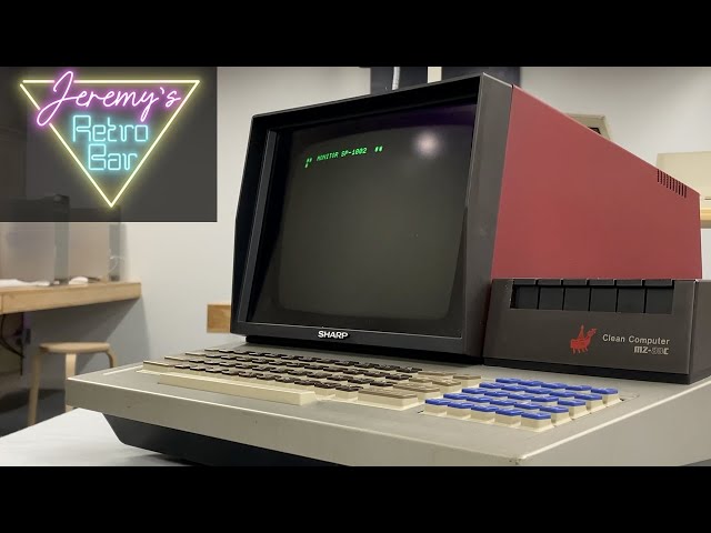 Sharp MZ-80C - History and User Error シャープクリーンコンピュータ