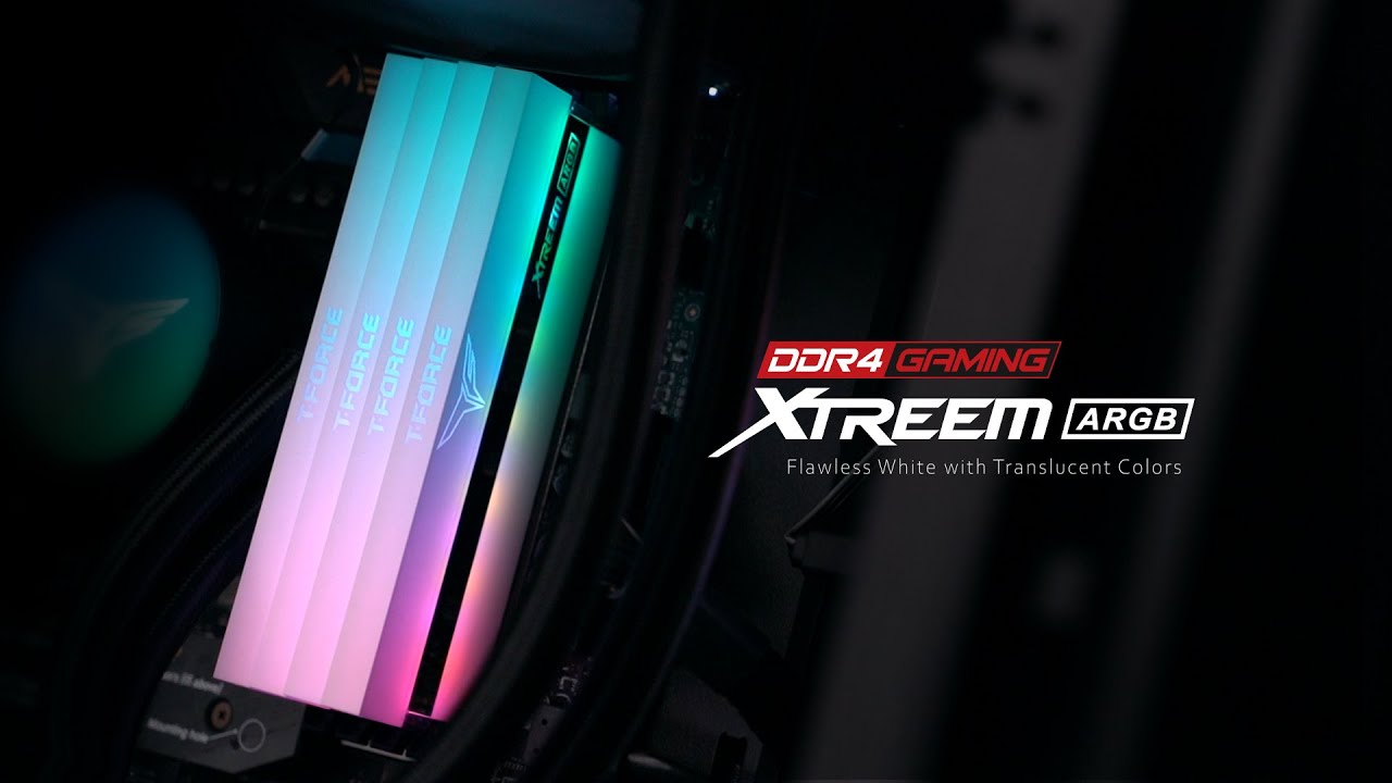 T-FORCE XTREEM ARGB WHITE DDR4 GAMING MEMORY Unboxing | TEAMGROUP
