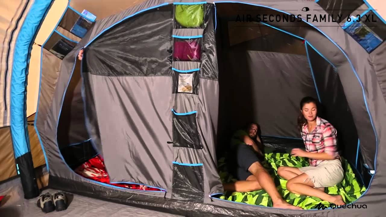 AIR SECONDS FAMILY 6 3XL QUECHUA - YouTube