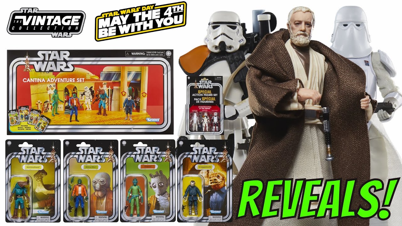 Hasbro Reveals Star Wars Vintage Collection Figures for MAY THE