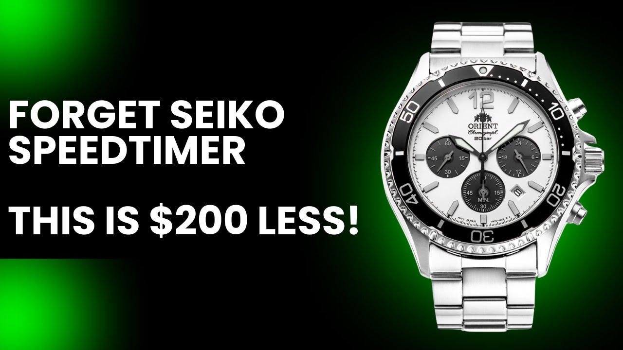Forget Seiko Speedtimer! Get this for $200 less! - YouTube