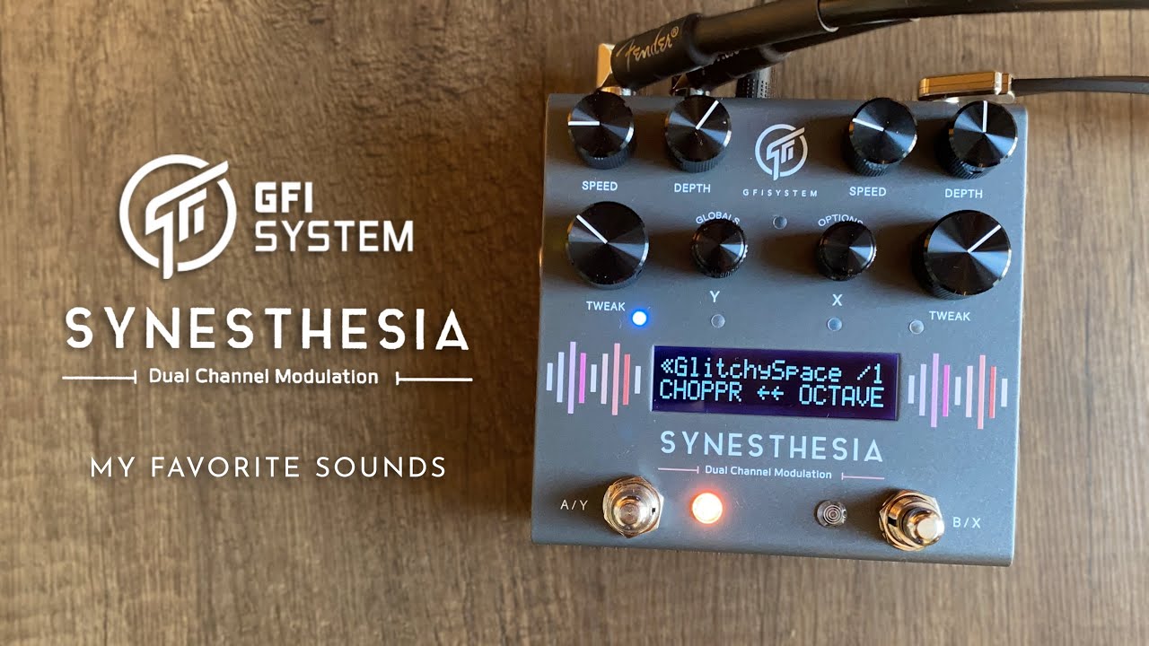 GFI System Synesthesia Dual Modulation - My Favorite Sounds - YouTube