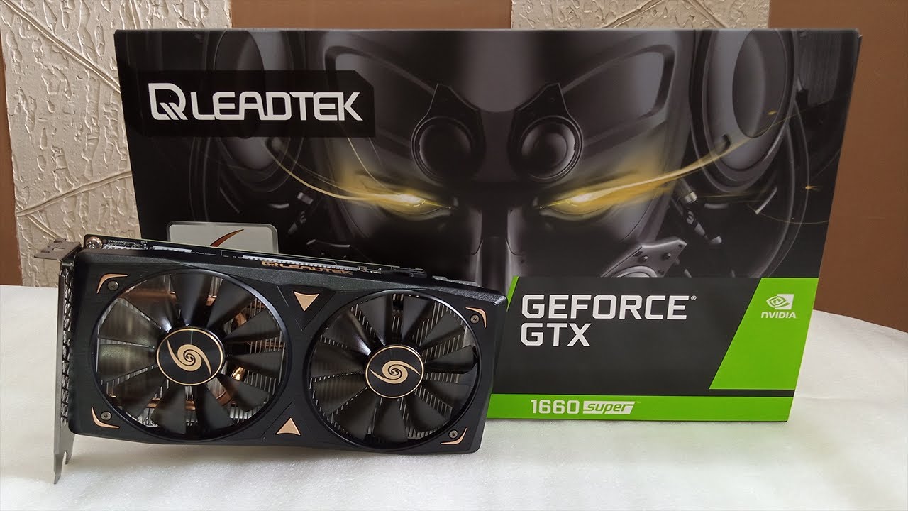 Leadtek GeForce GTX 1660 SUPER Unboxing + Furmark Stress Test 2021