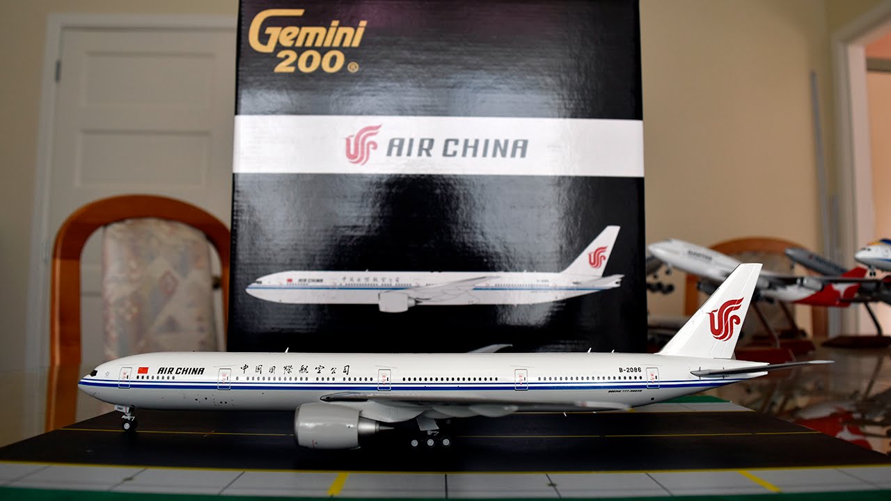 Gemini Jets 1:200 Air China 777-300ER Unboxing and Review - YouTube