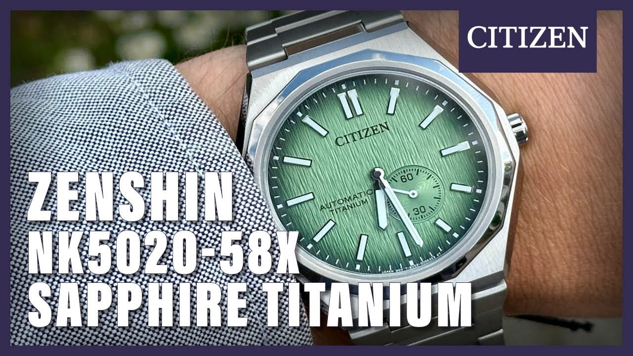 Unboxing The New Citizen Zenshin NK5020-58X Super Titanium - YouTube