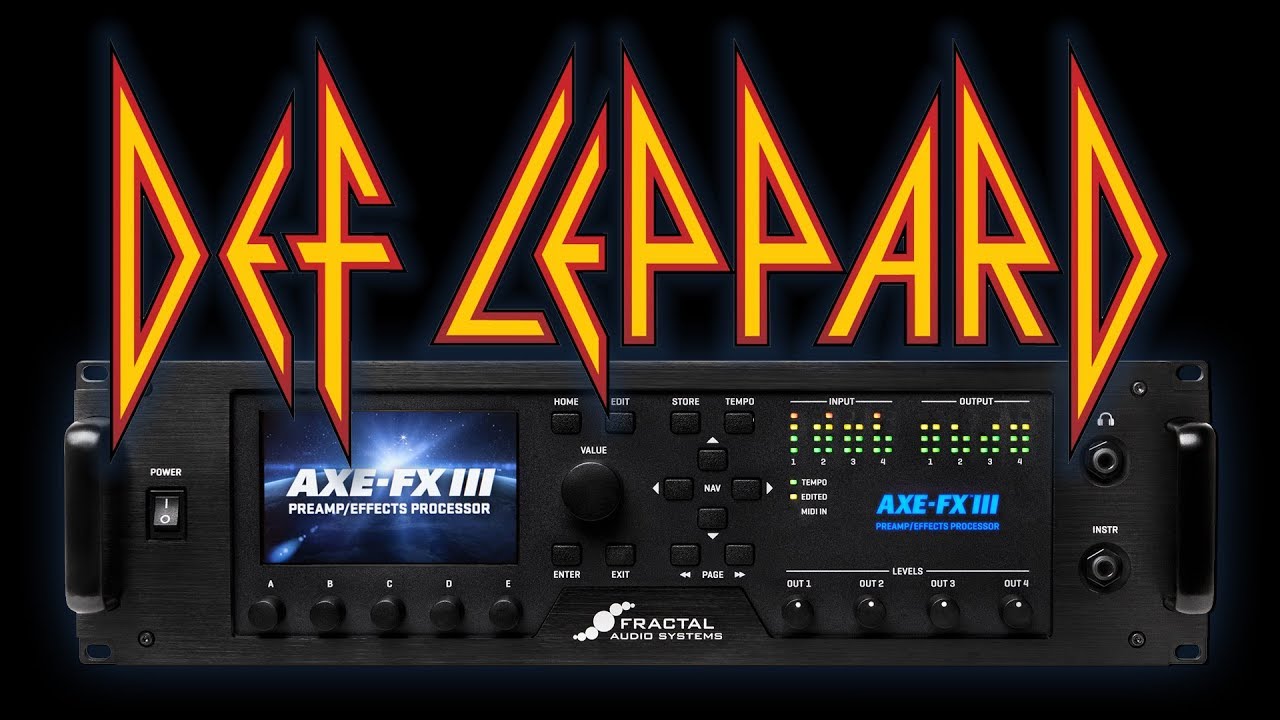 Fractal Audio: Def Leppard Makes the Switch to the Axe-Fx III