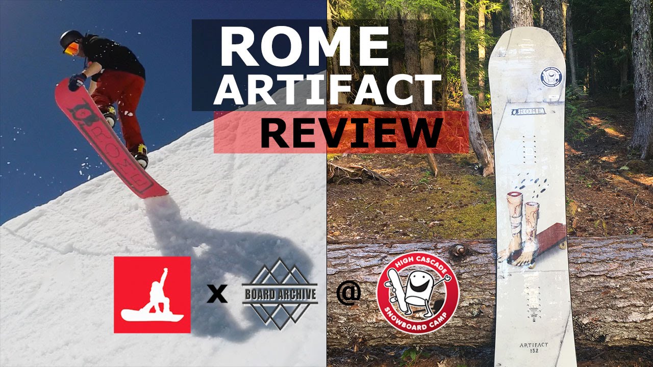 2017 Rome Artifact Snowboard Review - YouTube
