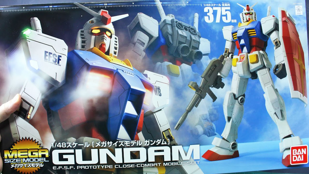 MegaSize RX-78-2 Gundam (Unbox & Review) - YouTube