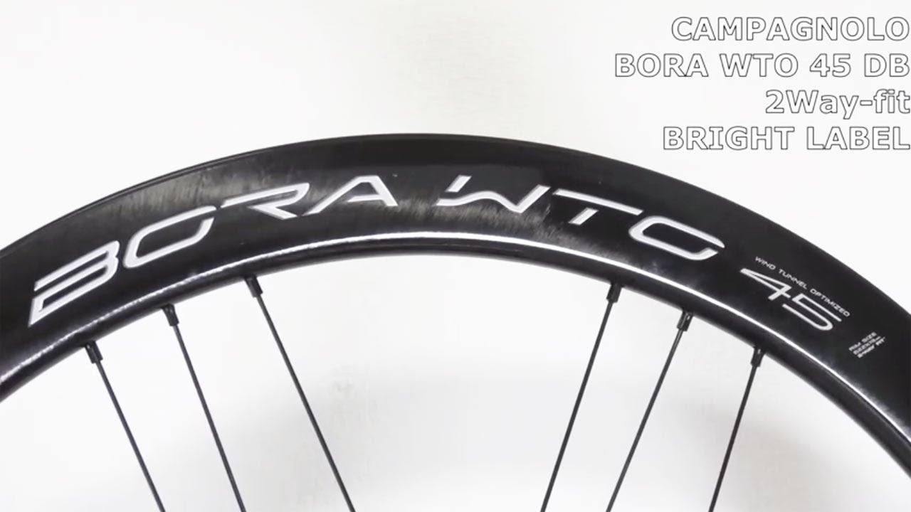 CAMPAGNOLO BORA WTO 45 DB BRIGHT LABEL Japan Limited Wheel