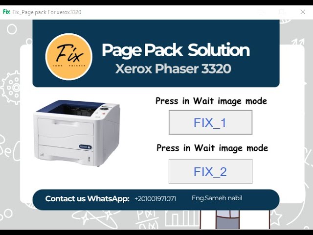 Xerox 3320 Enter Code #Pagepack# Program Solution Forever - YouTube