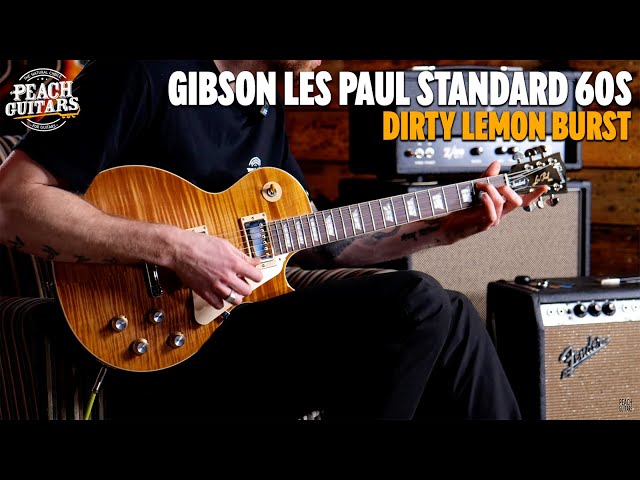 Gibson Les Paul Standard 60s | AAA Top - Dirty Lemon Burst *Peach