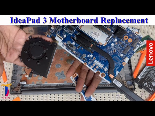 Lenovo IdeaPad 3 Motherboard Replacement | ideapad 3 14iil05 - YouTube