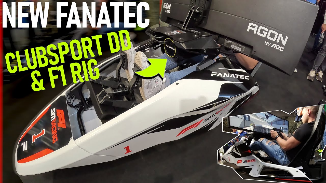 NEW Fanatec ClubSport DD [DD+] Base & F1 Simulator - Sim Racing