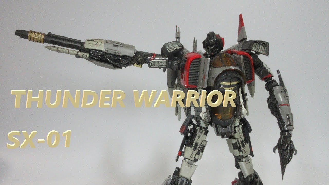 TF非正規玩具レビュー】 海外の変形玩具 THUNDER WARRIOR SX-01, （aka