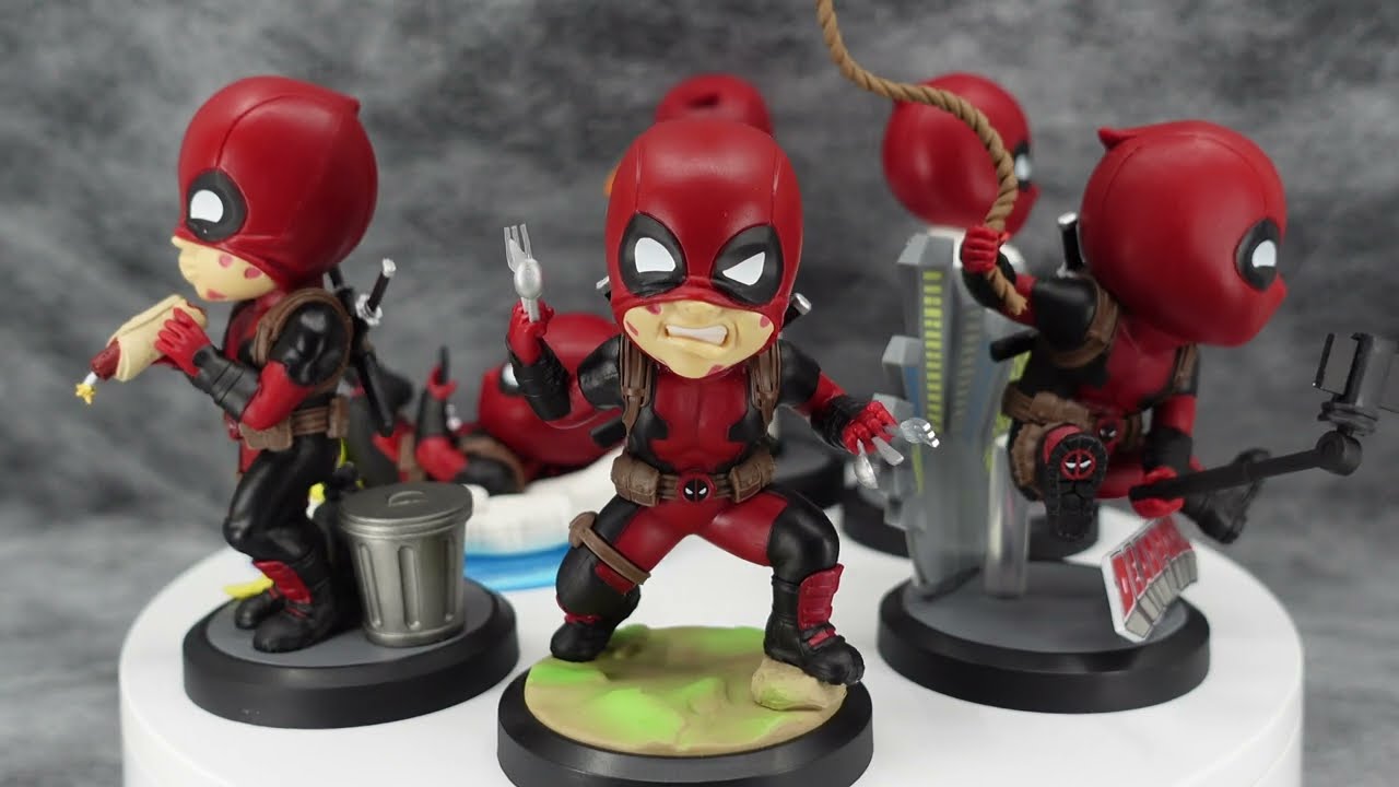 Deadpool Beast Kingdom Mini Egg Attack Series Review! - YouTube