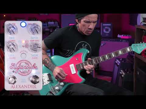 Alexander SUGARCUBE Stereo Chorus/Vibrato/Rotary pedal - YouTube