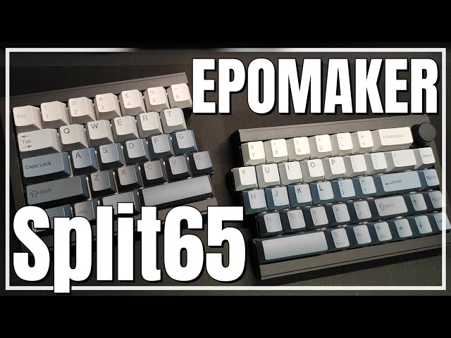EPOMAKER Split65 分割キーボード レビュー - YouTube