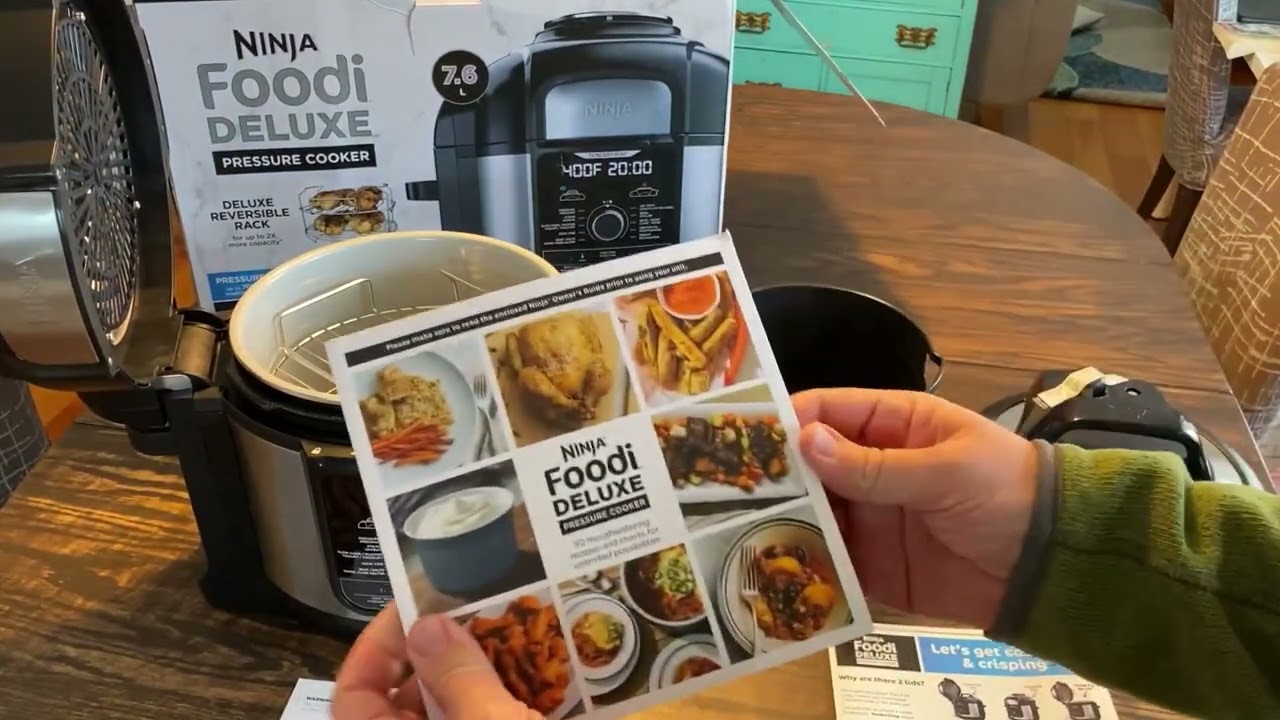 Ninja FD401 Foodi 12 in 1 Deluxe XL 8 qt Pressure Cooker & Air