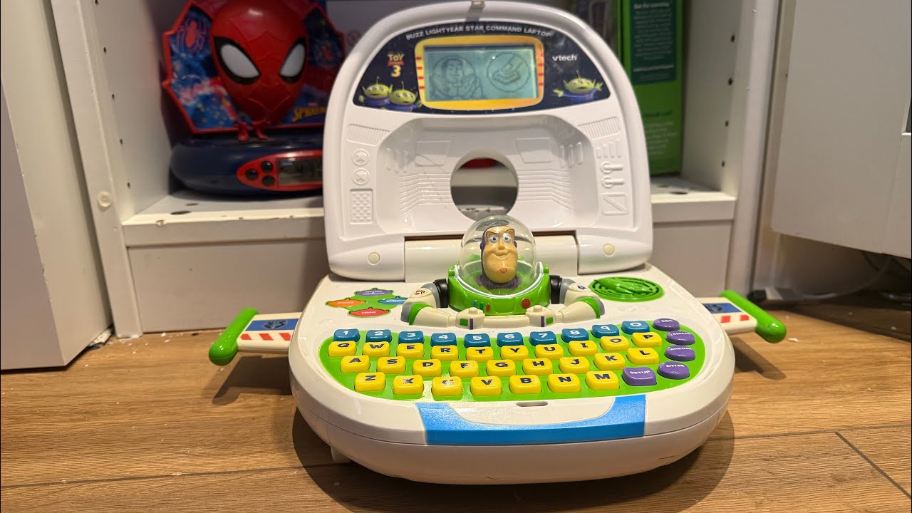 VTech Toy Story 3 - Buzz Lightyear Star Command Laptop - Letters