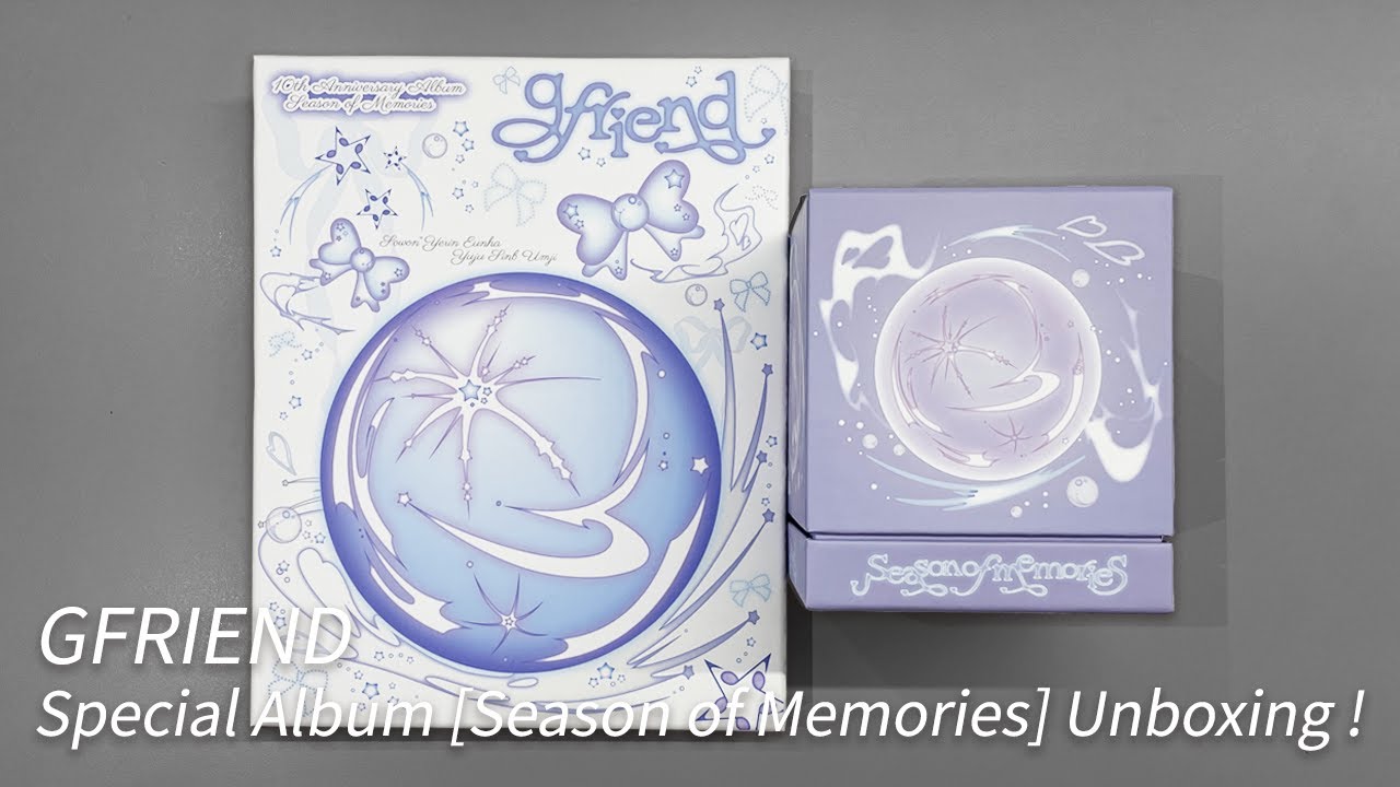GFRIEND - Special Album [Season of Memories] Unboxing ! - YouTube