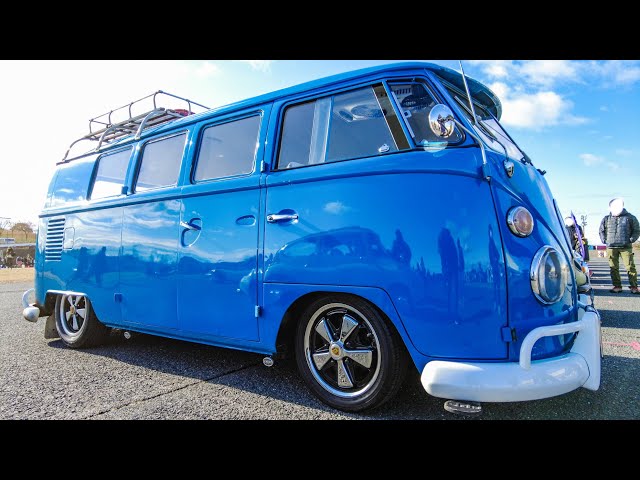 4K)VW Type2 Bulli ワーゲンバス 旧車 - 昭和レトロカー万博2020 - YouTube