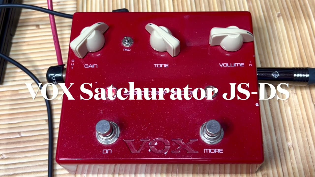 VOX Satchurator JS-DS - Distortion Pedal Sound Check & Review