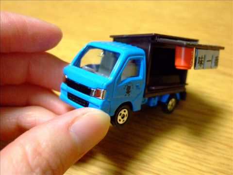 TOMICA mini car SUBARU Ramen stall トミカ スバル サンバー ラーメン