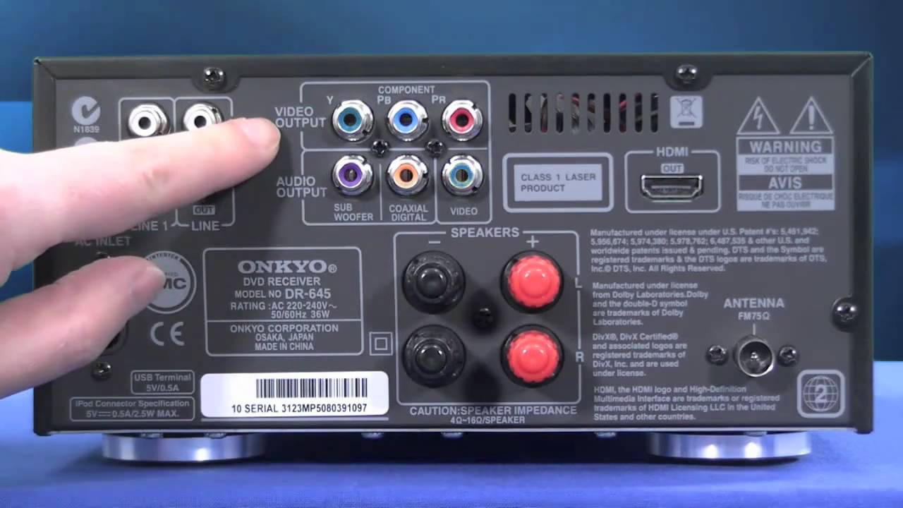 ONKYO CS-V645 Unpack (Mini System) - YouTube