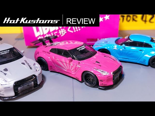MINI GT Liberty Walk Nissan GTR In Shocking Pink - YouTube