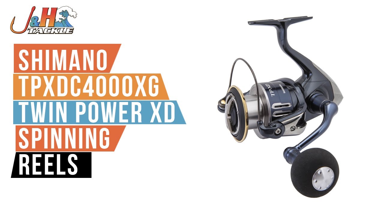 Shimano TPXD4000XG Twin Power XD Spinning Reel | J&H Tackle - YouTube