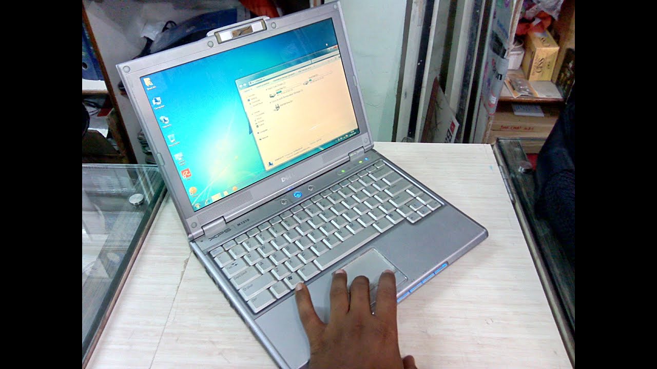 Dell XPS M1210 Laptop Review & Hands On - YouTube