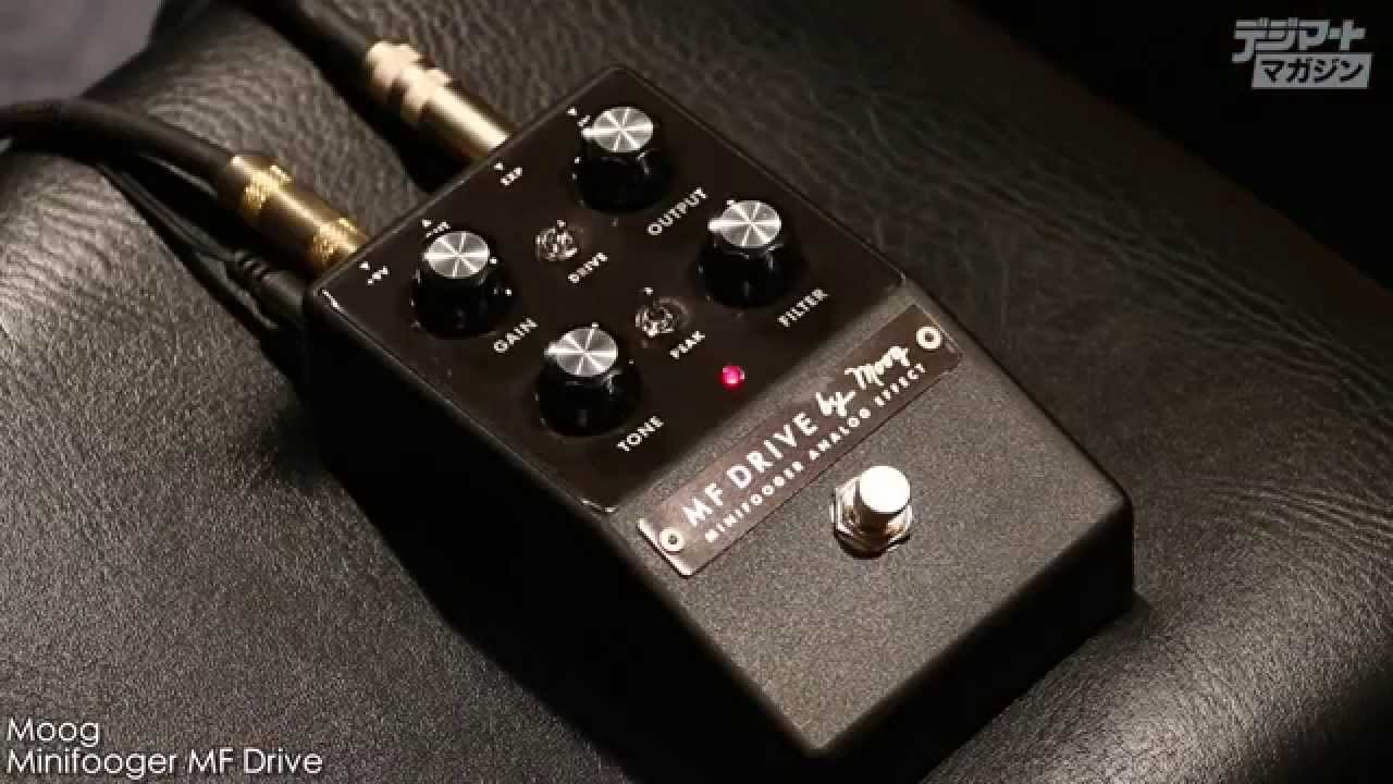 Moog / MINIFOOGERS MF Drive（ギター試奏編）【製品動画】 - YouTube