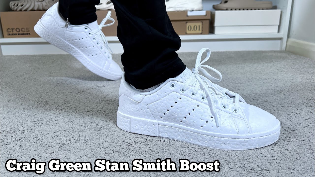Adidas x Craig Green Stan Smith Boost Review& On foot - YouTube