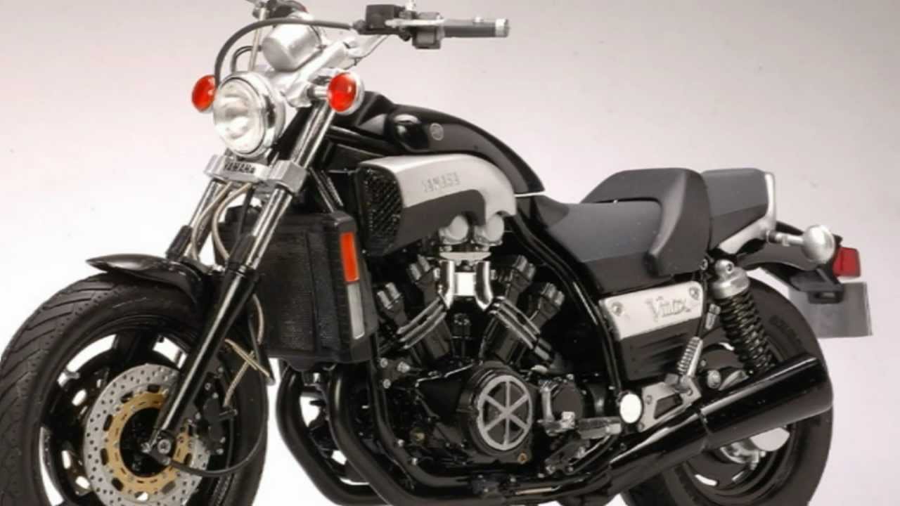 AOSHIMA 1:12 YAMAHA V-MAX 逆輸入仕様 - YouTube