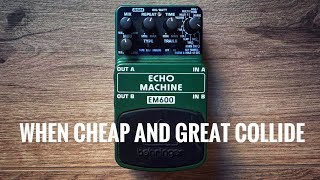 Behringer EM600 Echo Machine in Depth Soundcheck - YouTube