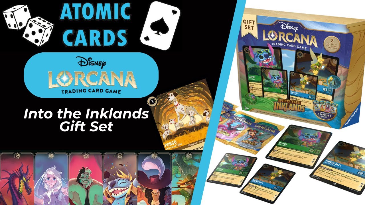 Disney Lorcana Unboxing - Into the Inklands Gift Set - YouTube