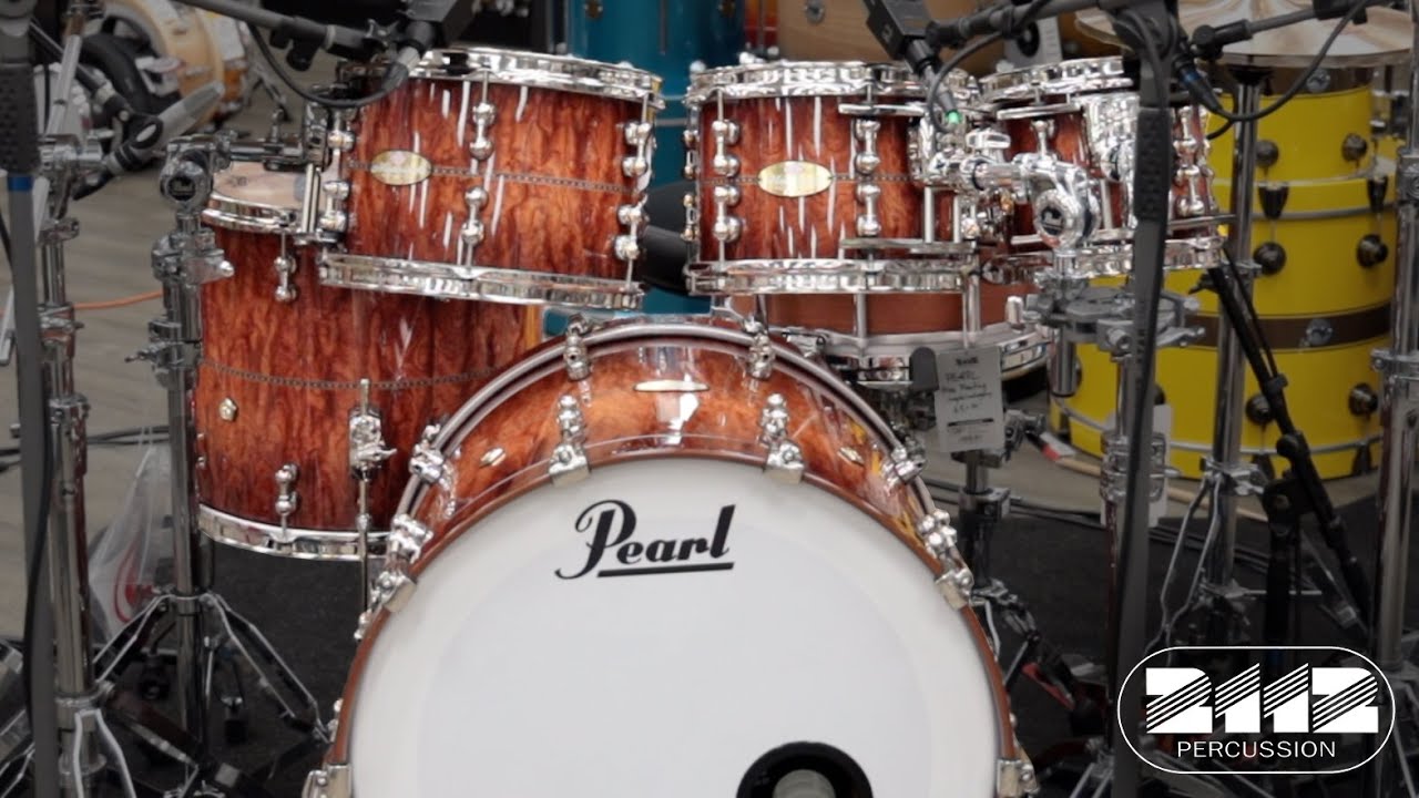 Pearl Masterworks Urban Shell Pack Walnut Burst Bubinga 22x16, 8x7