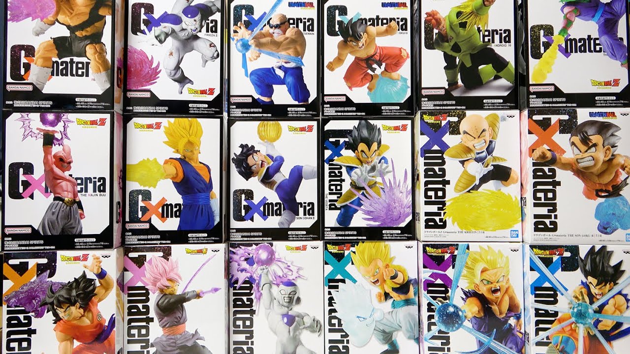 Unboxing all 18 types of Dragon Ball pose strongest prize figures