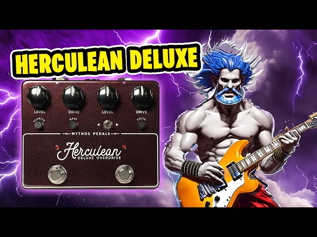 Mythos Herculean Deluxe | Dual Overdrive Pedal - YouTube