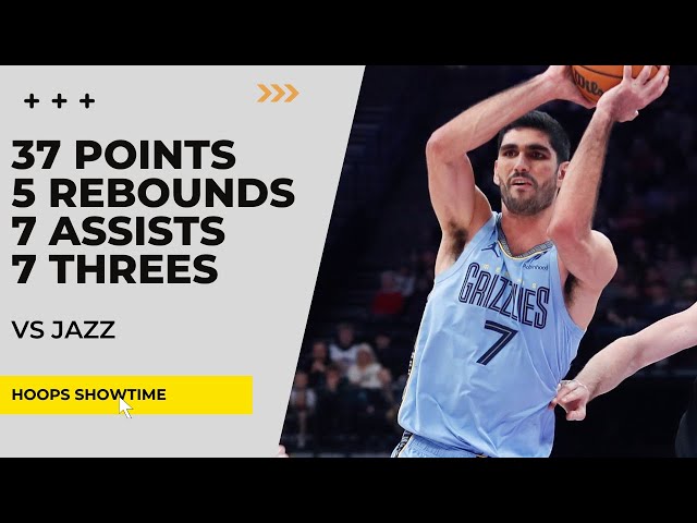 Santi Aldama 37 Points, 7 Assists, 7 Threes, 5 Rebs vs Jazz I 25