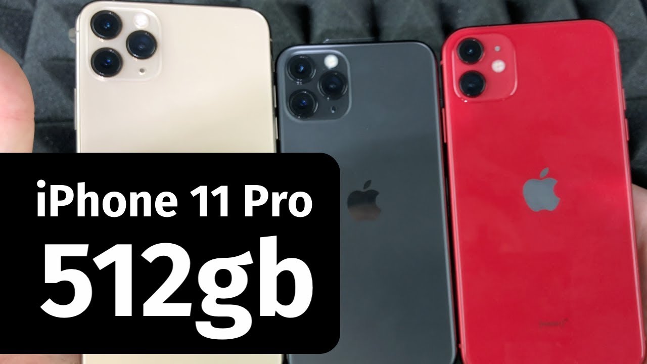 iPhone 11 Pro - 512gb Space Gray Unboxing - YouTube