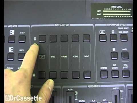 Panasonic WJ-AVE5 video mixer - YouTube