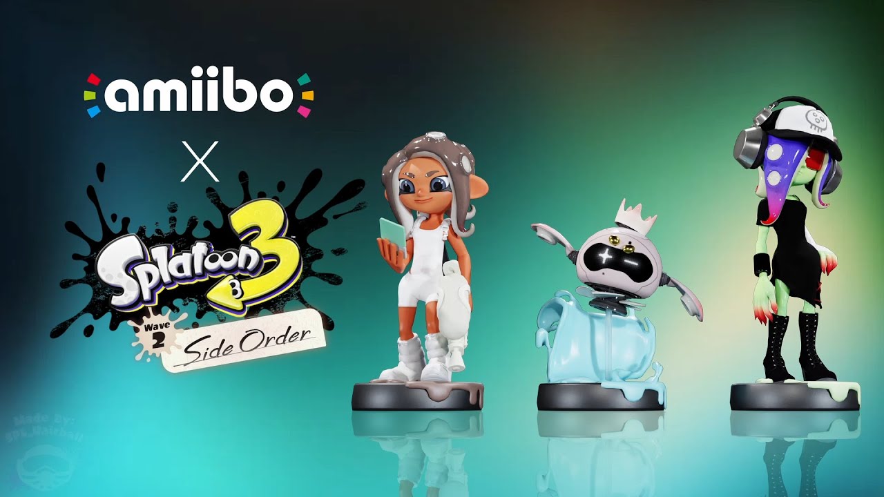 Splatoon 3 - Side Order - New Amiibo Concept Trailer - YouTube