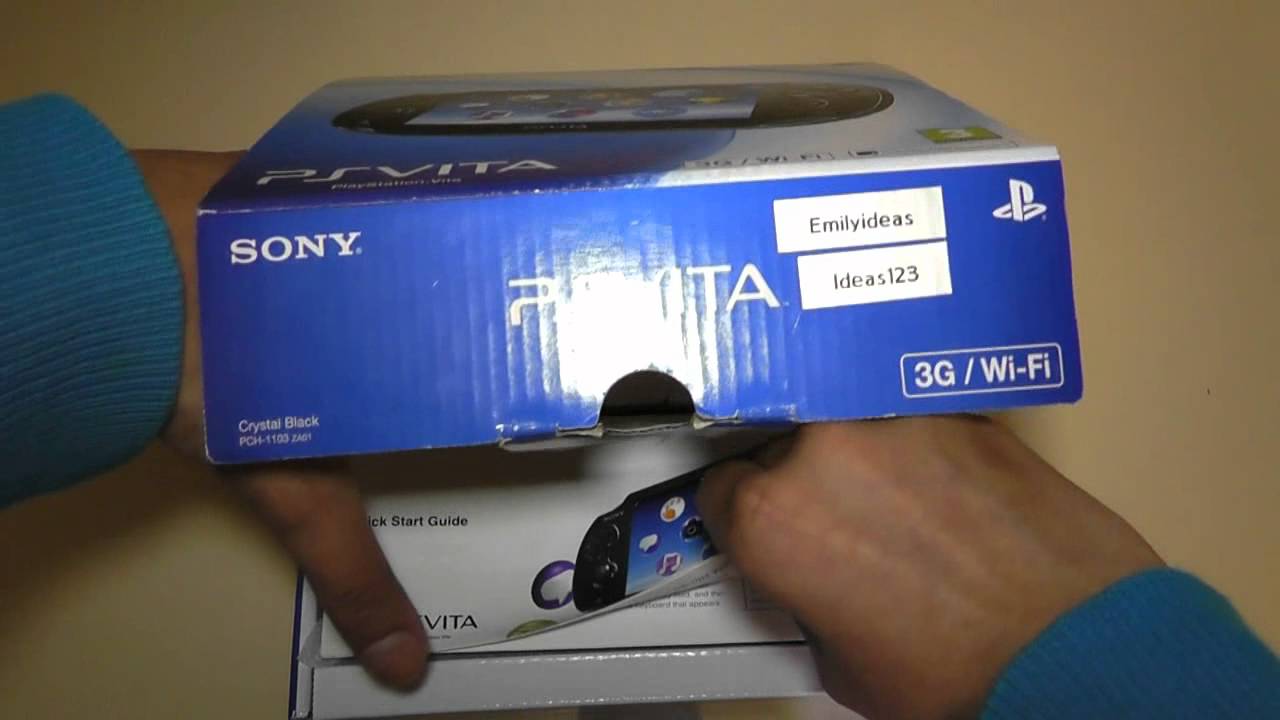 Sony PS Vita 3G + WiFi Unboxing & First Look - YouTube