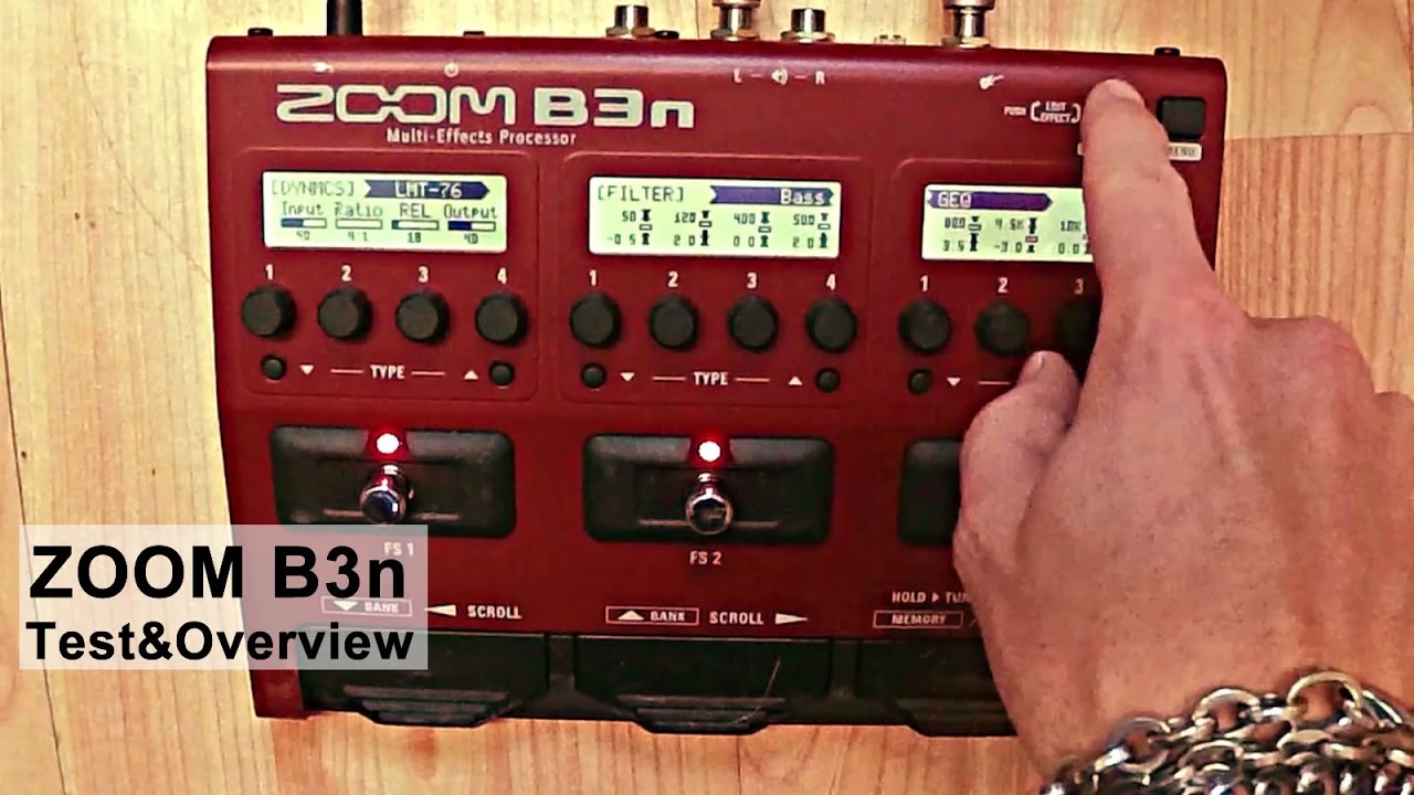 Giorgio Terenziani presents Zoom B3n // Test&Overview - YouTube