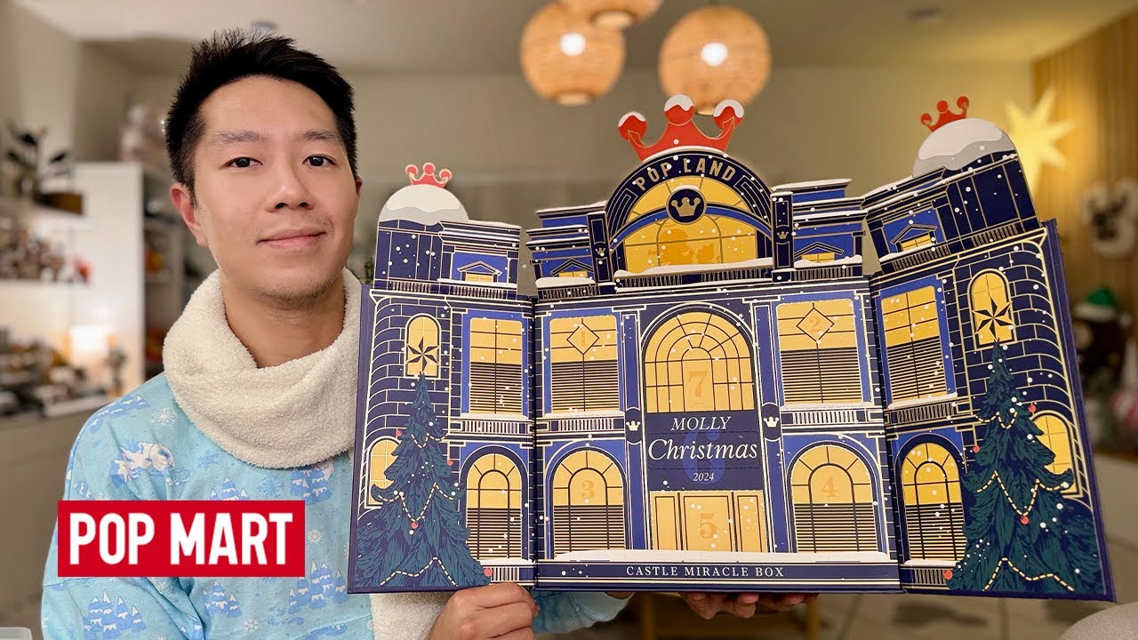 MOLLY CHRISTMAS CASTLE GIFT SET UNBOXING! POP MART Pop Land