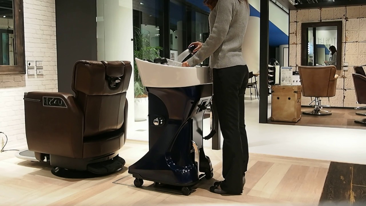 YUME OASIS《リラクゼーション モバイルシャンプー》 接続の様子 - YouTube